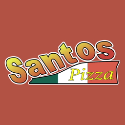 Santos Pizza Prescot logo.